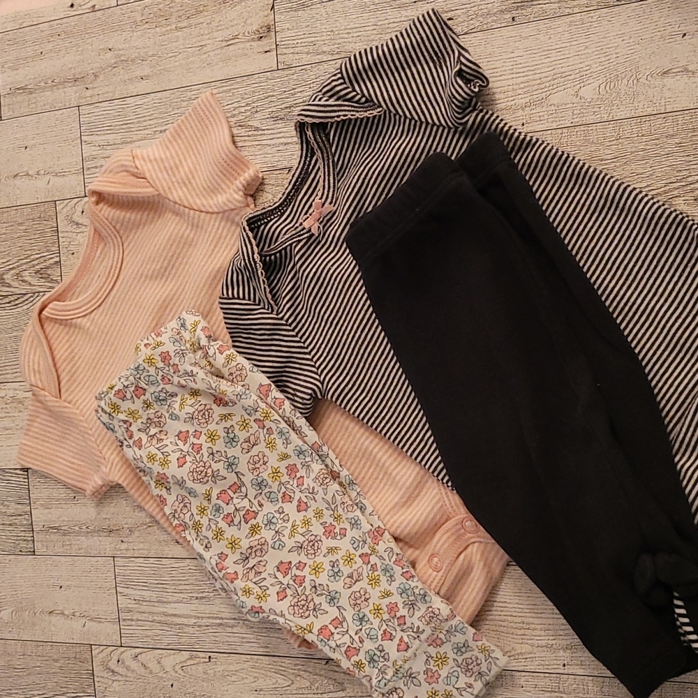 TWO 3 MTH ONSIE OUTFITS